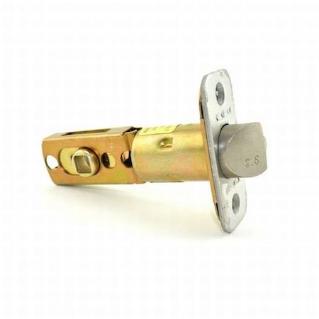 Kwikset UL Adjustable Radius Corner Deadlatch Satin Nickel Finish 83518-15